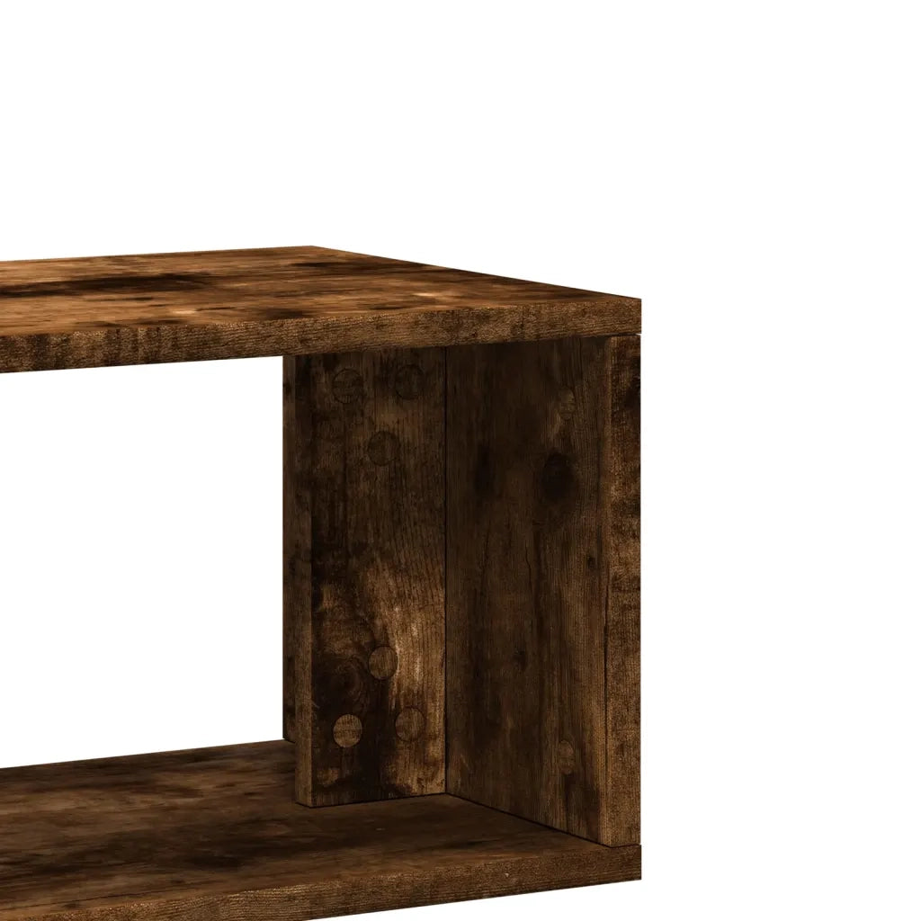 Mobili TV 2 pz Rovere Fumo 100x30x50 cm in Legno Multistrato 840797