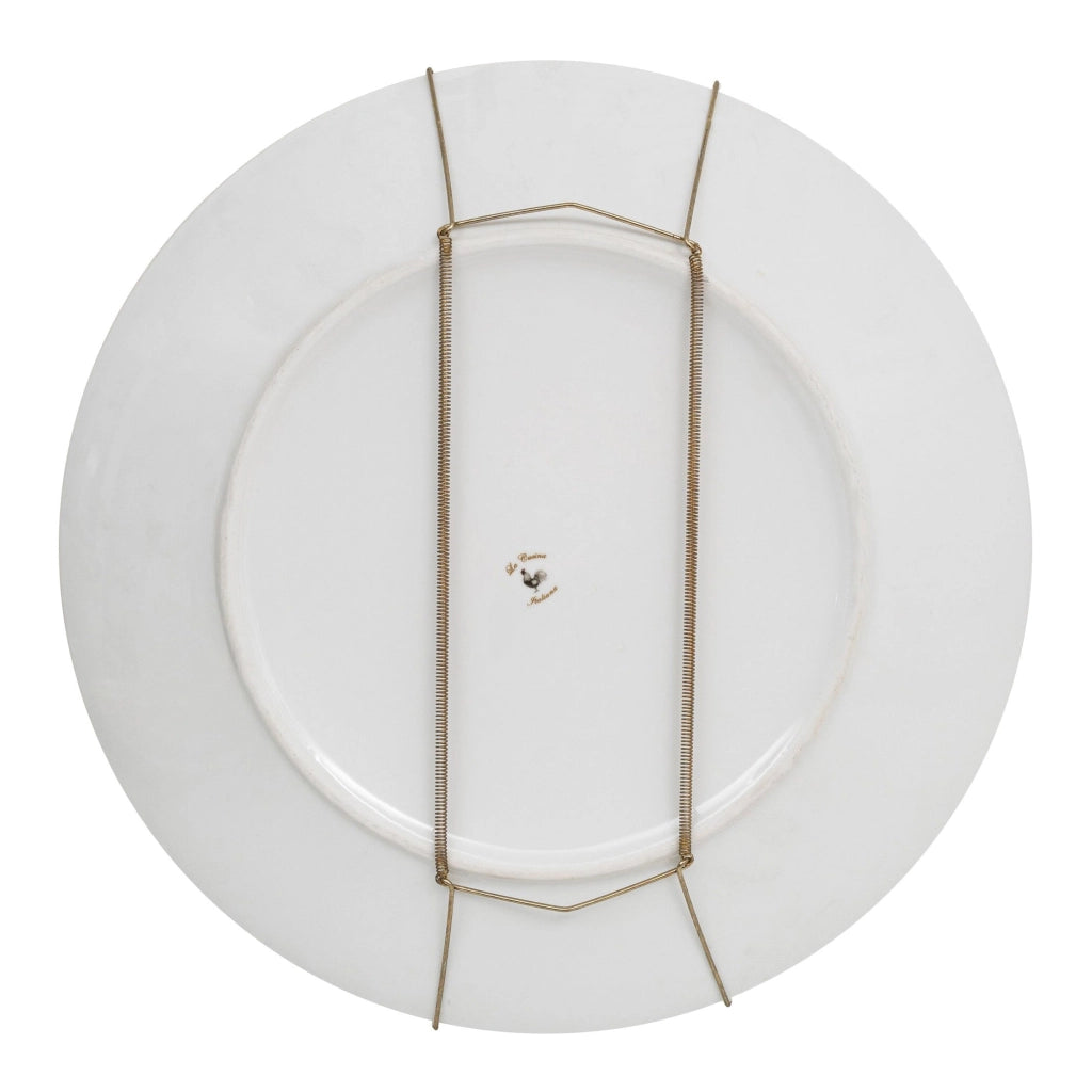 Biscottini Set tre piatti decorativi da parete in ceramica decorata L40XPR40XH4 cm