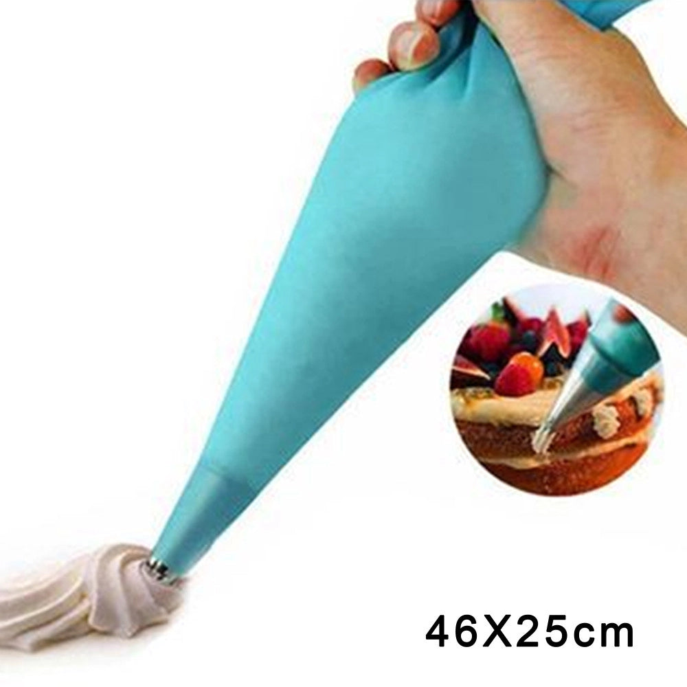 Trade Shop - 2 Saccapoche Riutilizzabile Sacca Pasticcere Sac A Poche Cake Design 46 X 25 Cm -