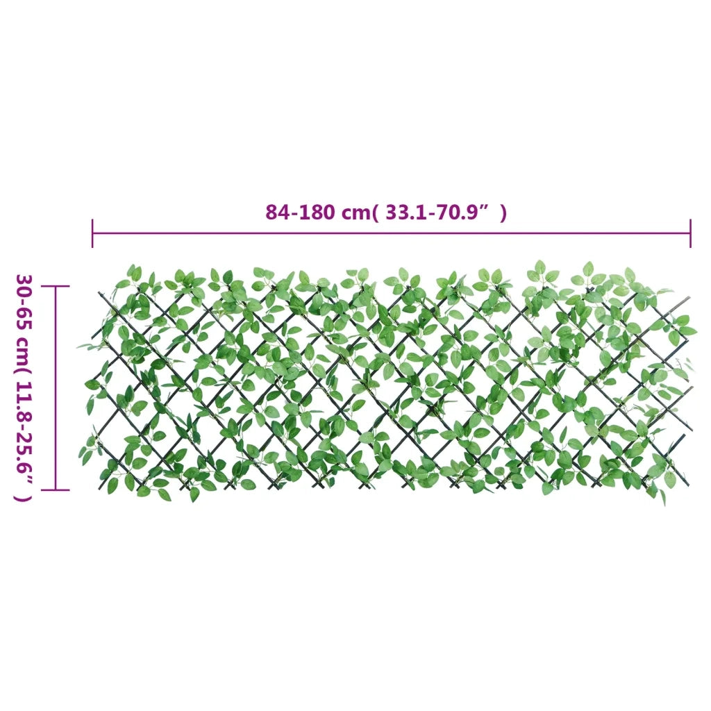 Traliccio Edera Artificiale Espandibile 5 pz Verde 180x65 cm CFW5694686