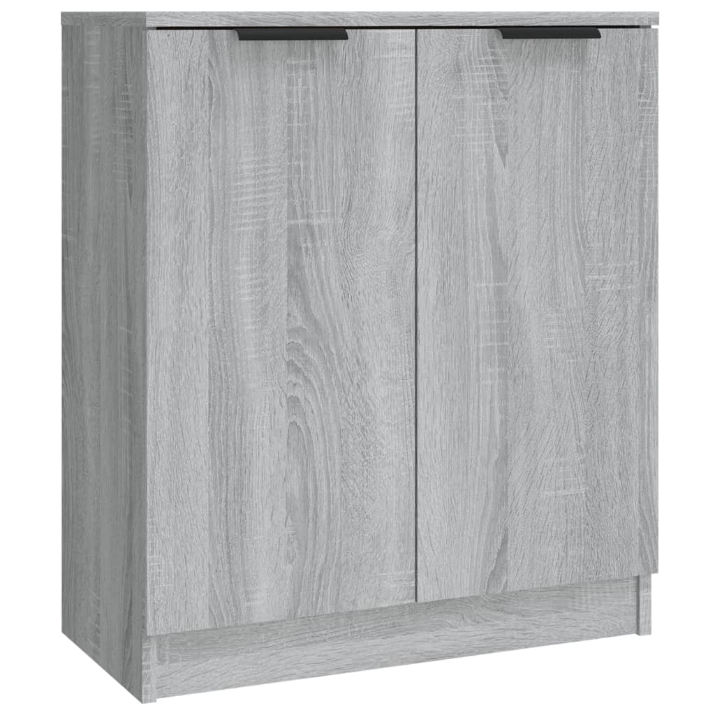 Buffet credenza cassettiera armadio mobile contenitore organizer per cucina soggiorno salotti 3 pezzi legno ingegnerizzato Sonoma grigio 02_0037180