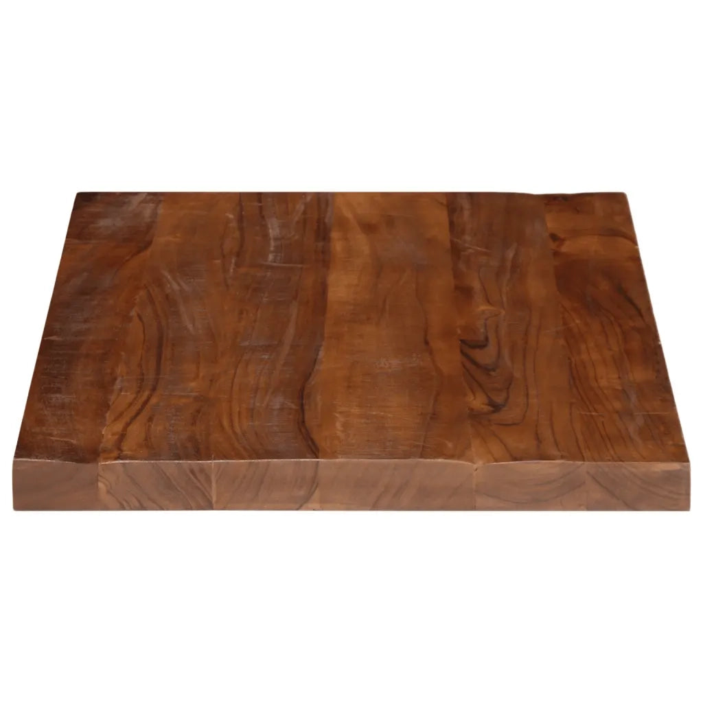 Piano Tavolo 90x60x2,5 cm Rettangolare in Massello di Recupero 371198