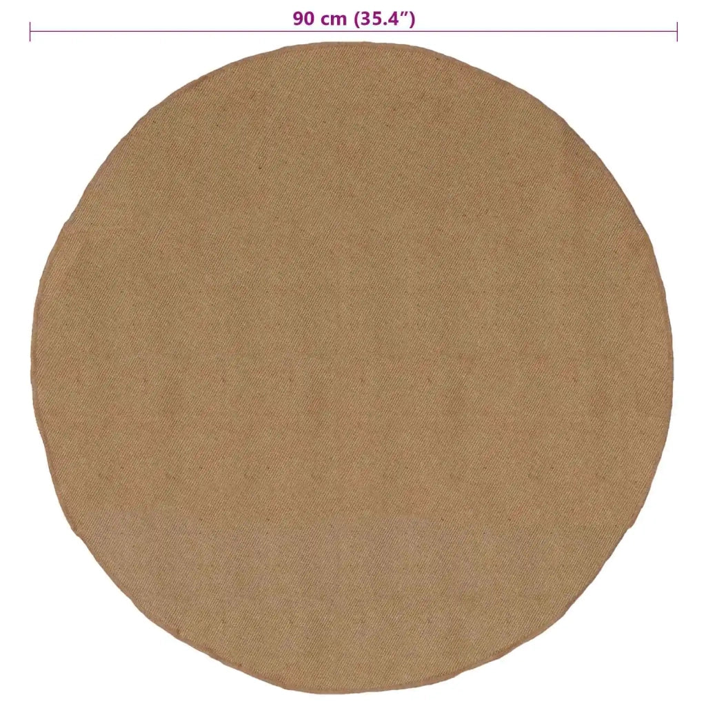 Tappeti per area Naturale Ø 90 cm Juta