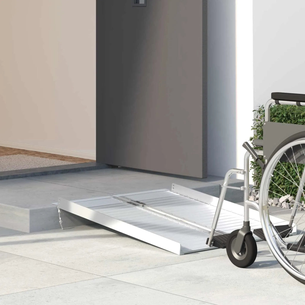Rampa per sedia a rotelle 270 kg Argento 270 kg Alluminio 42021095
