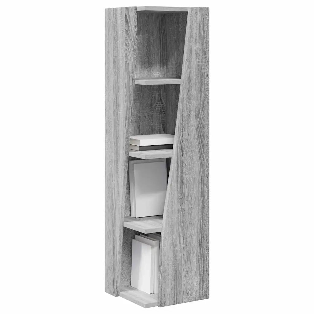 Mobile angolare Grigio Sonoma 27,5x27x102cm Legno multistrato