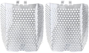 Piastrino di copertura per freno - Acciaio inossidabile - 1 coppia - Compatibile con Harley-Davidson V-Rod/Touring - Nero/Argento - Alta qualità - Piastrino di copertura per freno