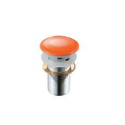 PILETTA CLICK-CLACK LAVABO FANCY CON TROPPO PIENO- Arancio- DH- pezzi 1