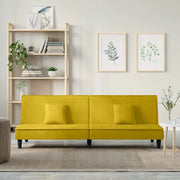 Divano Letto Giallo in Velluto