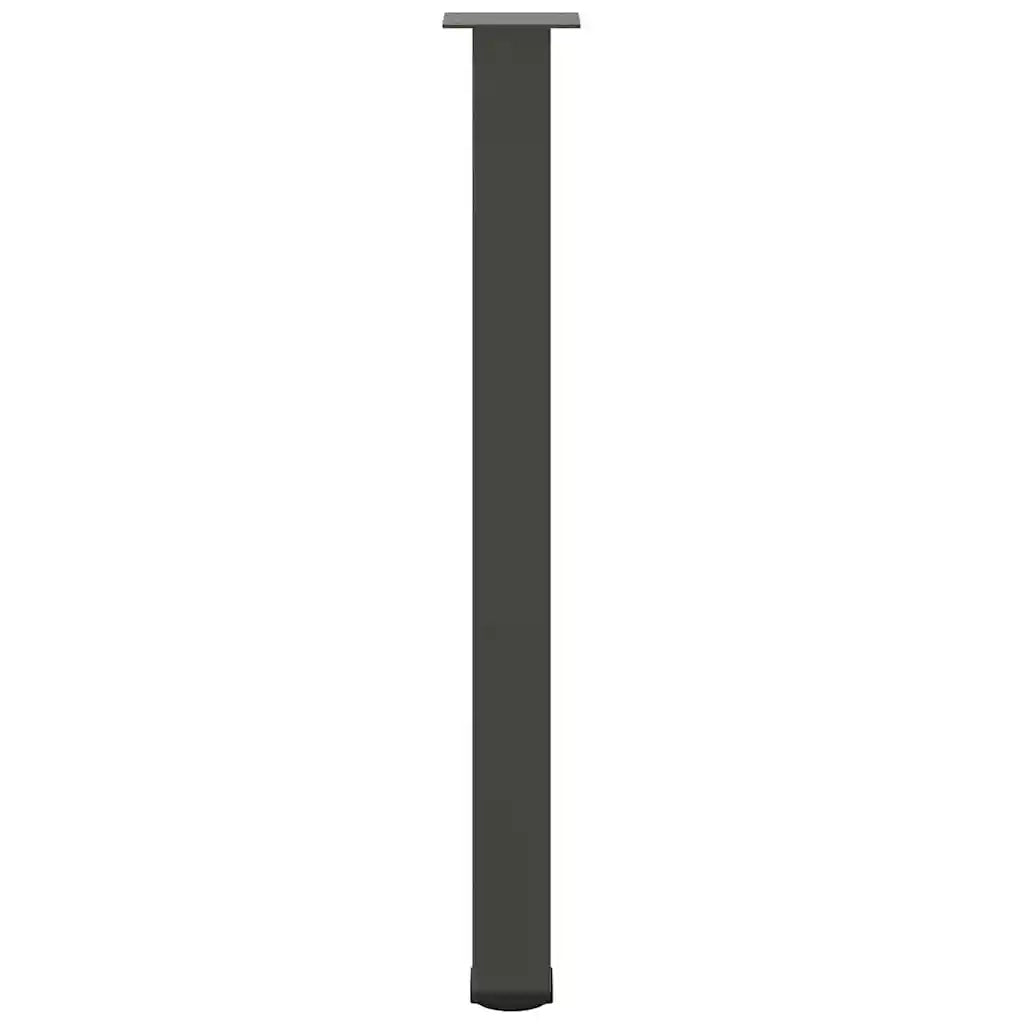 vidaXL Gambe per tavolo da bar 4 pz Antracite 90-92 cm Acciaio