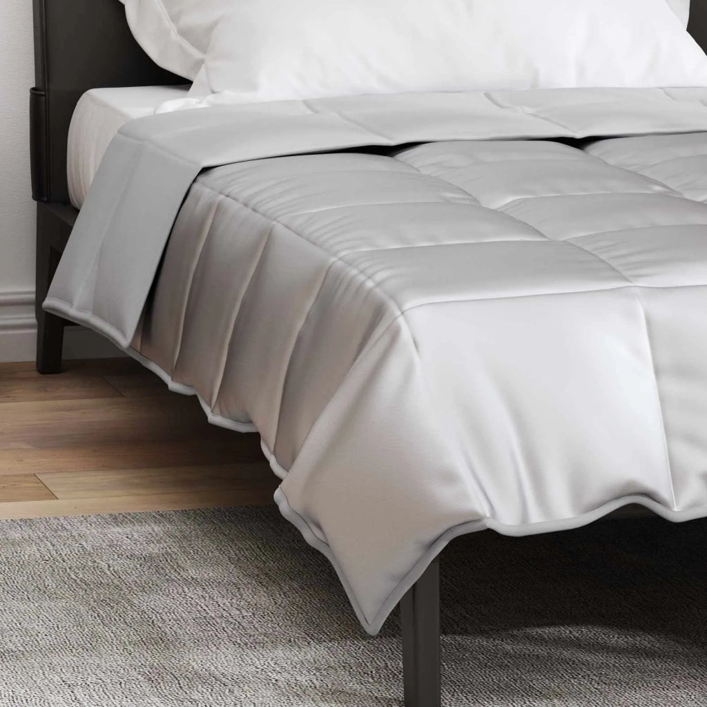 Piumone Completo Annuale Argento 140 x 200 cm Satin e Micropile 42025825