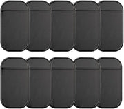 Matten Antiscivolo per Pannello di Guida - 10 Pezzi di Piastra Autoadesiva per Telefono cellulare e Chiavi - Accessori Auto Universali