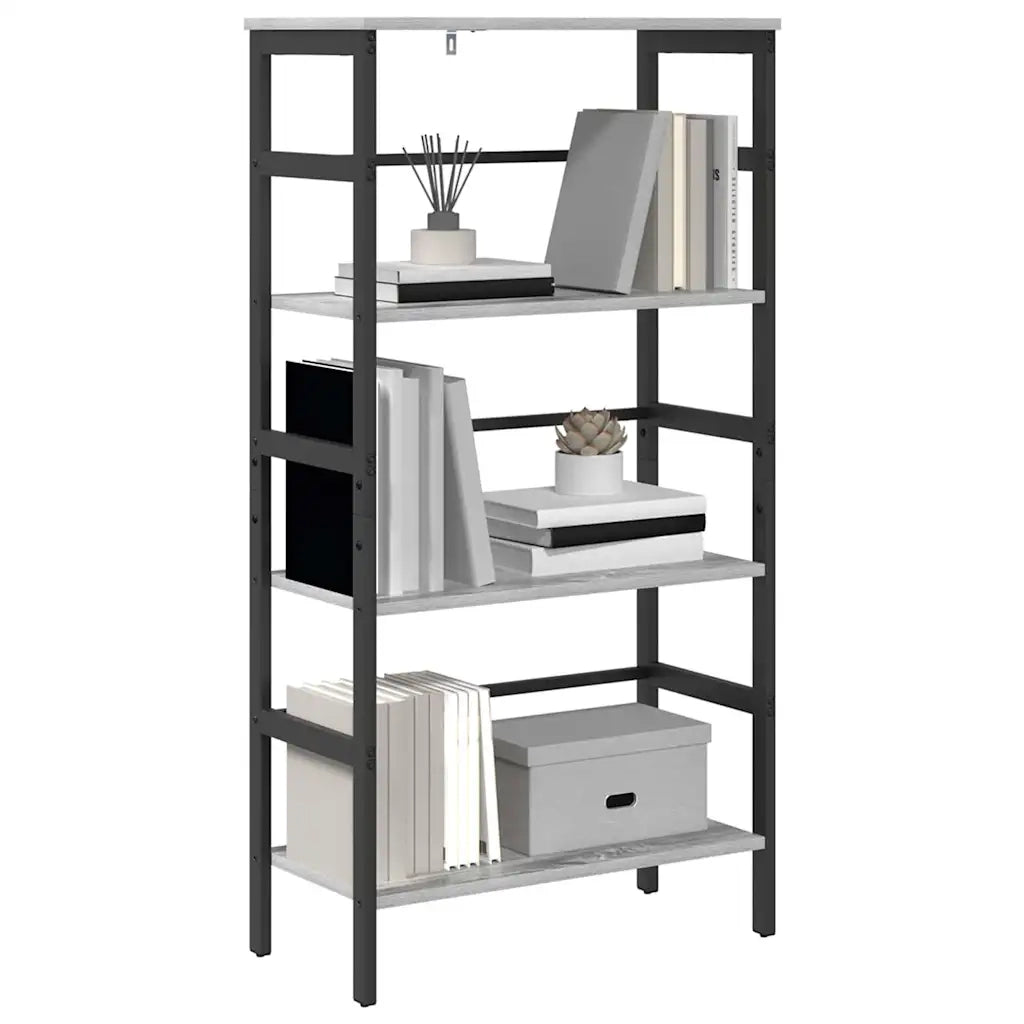 Libreria Grigio Sonoma 60 x 29,5 x 115 cm Legno multistrato 883925