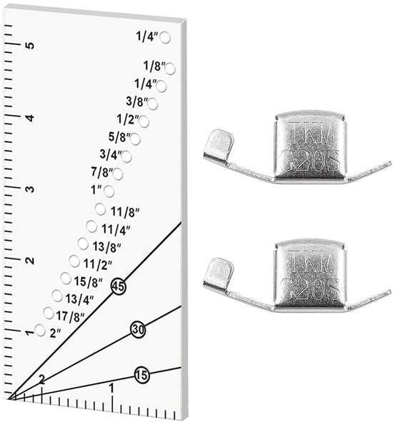 Set di accessori per la cucitura - Accessori per la cucitura - Guida magnetica per la cucitura - Accessori per il quilting - Translucido - 2,7 x 5,5 pollici - Accessori per la macchina da cucire