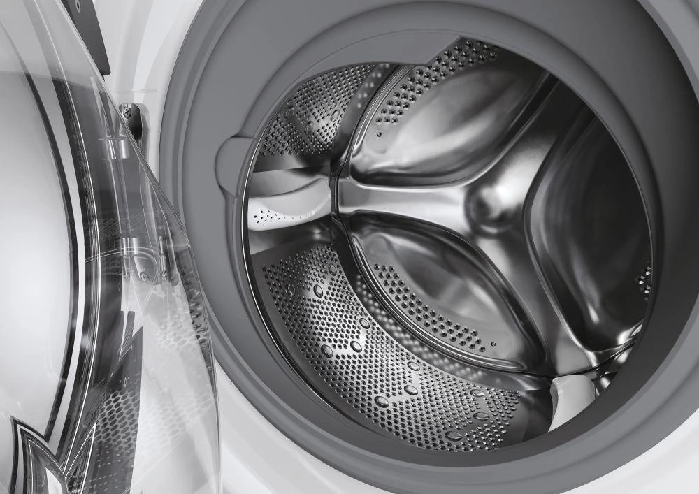 Hoover H-WASH 500 , Lavatrice Carica Frontale 9 KG, 15% più efficente della classe A, 1400 giri, Bianco, Inverter, Vapore, Wi-Fi, HWP 49AMBC7/1-S