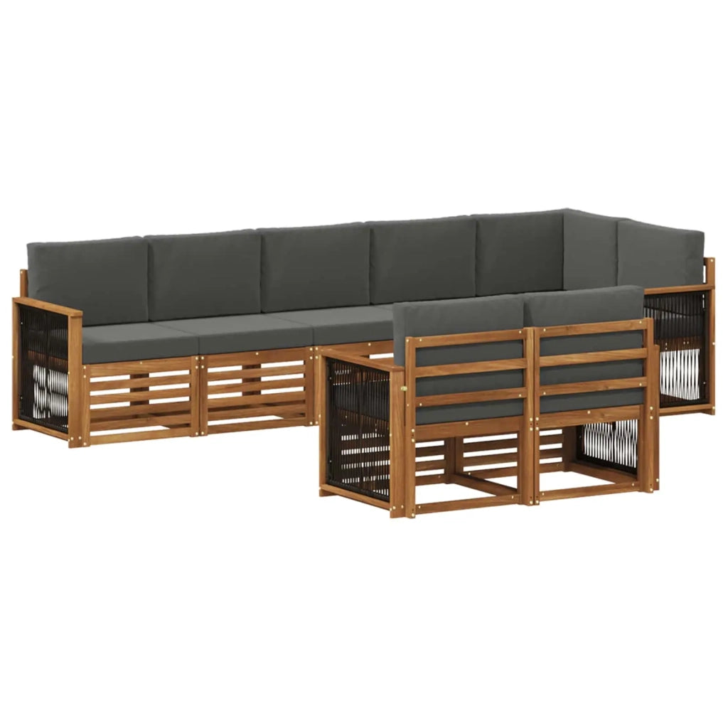 Set di divani da esterno 7 pz 3384503