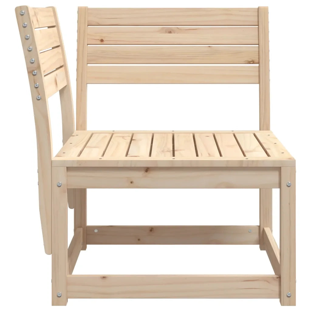 Divano Angolare da Giardino-Sofa da Giardino-Divanetto da esterno 73x73x78 cm Legno Massello di Pino