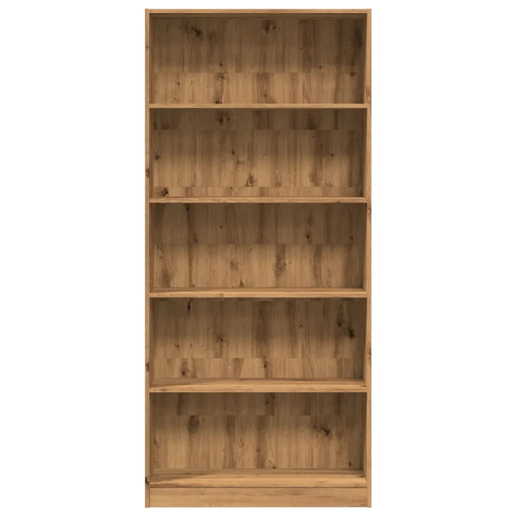Libreria Rovere Artigianale 80x24x176 cm in Legno Multistrato