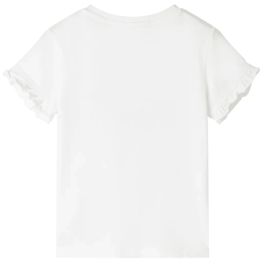 Maglietta da Bambina Ecru 104cod mxl 133413