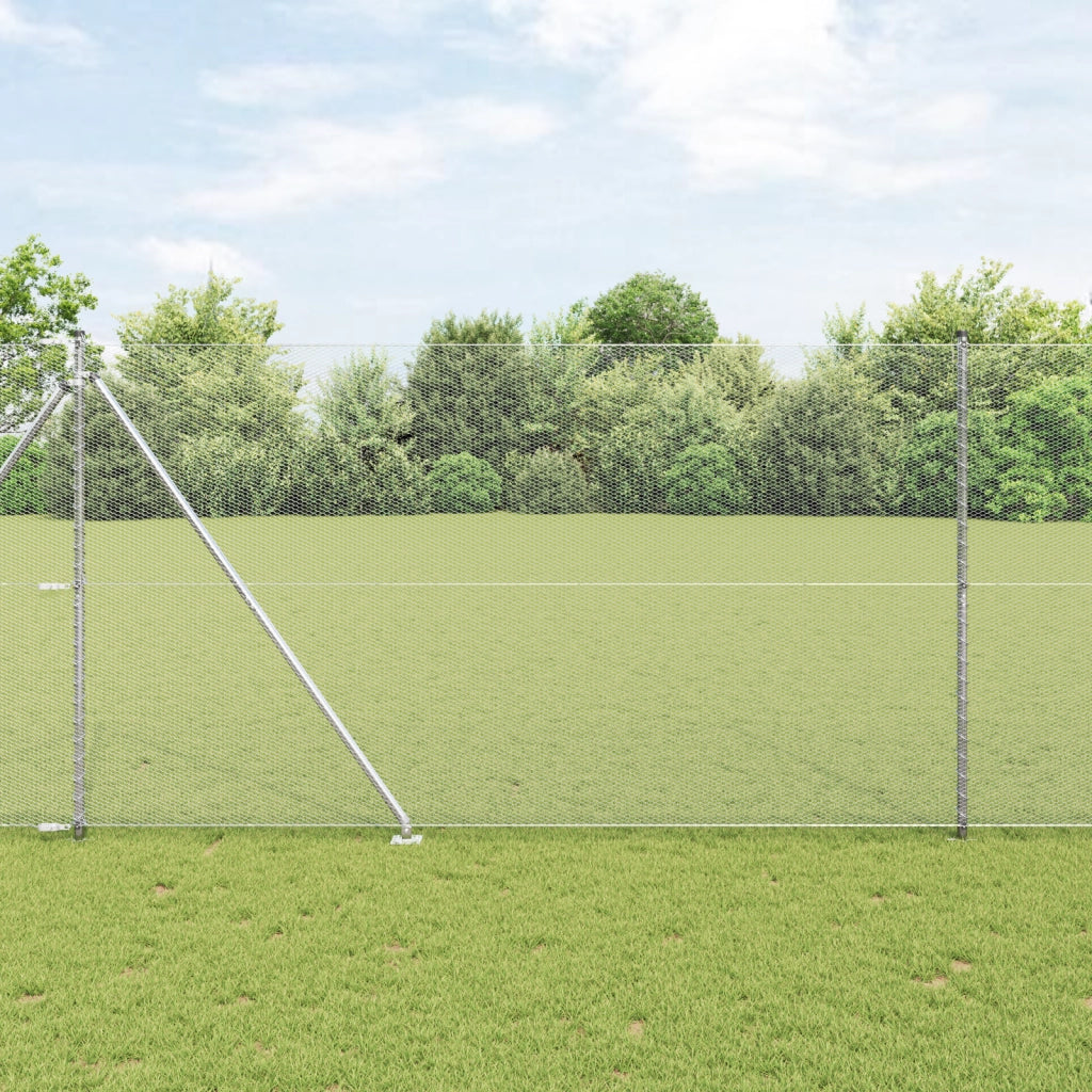 Recinzione Esagonale  1.6x25 m Acciaio Zincato
