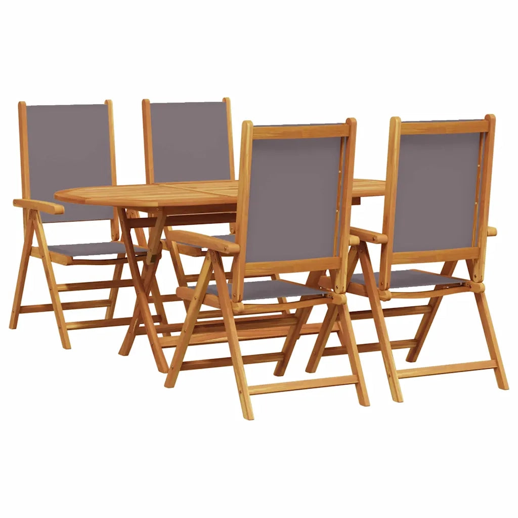 Set da Pranzo per Giardino 5 pcs Antracite 3375744