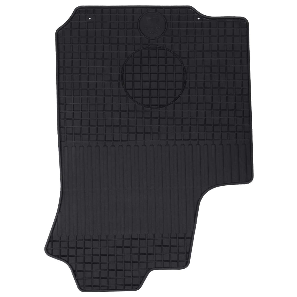 Tappetino per Auto 4 pz Nero Gomma CFW4300782