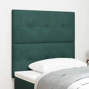Testiera LED con strisce LED Verde 80 cm Velluto 3338394