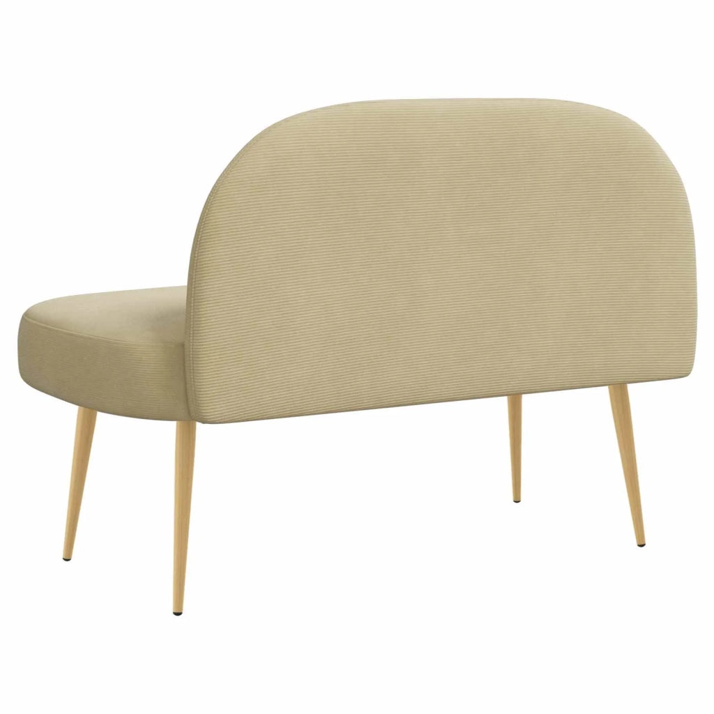 Panchina imbottita con schienale Verde grigio chiaro CFW9152915