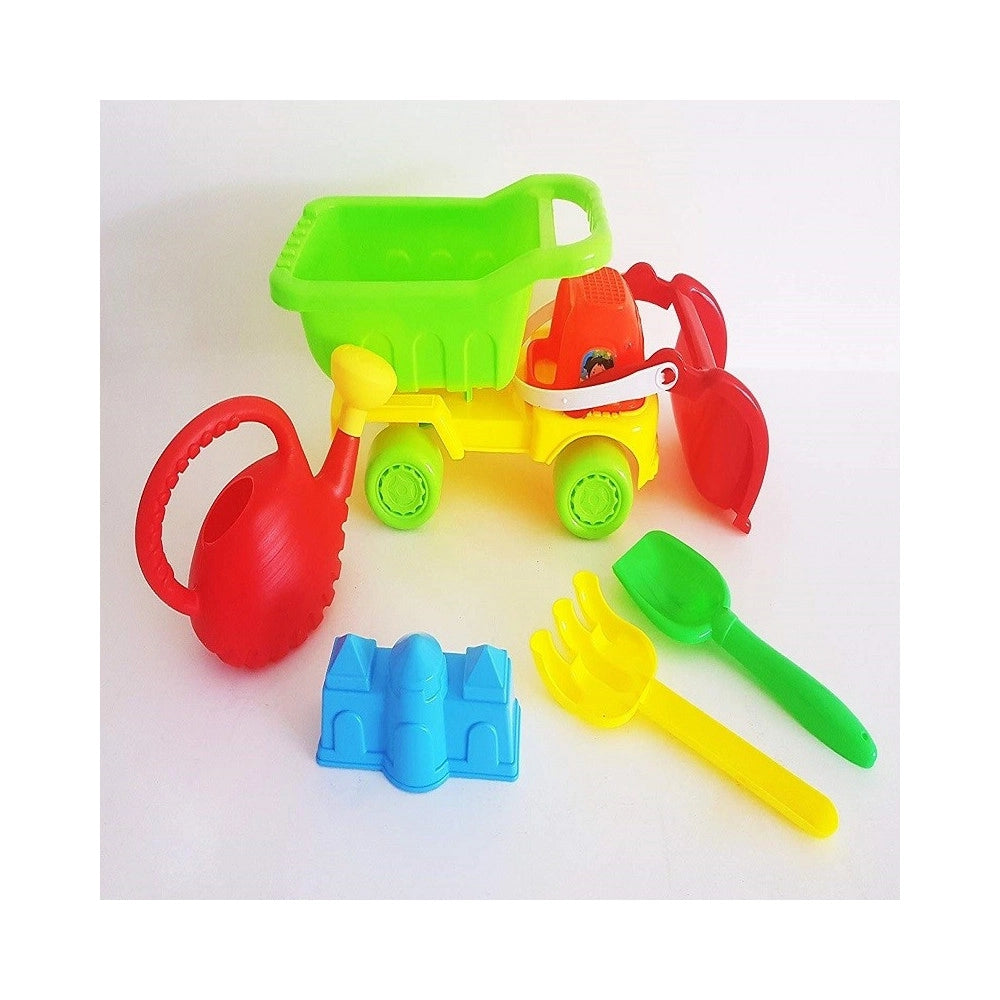 Trade Shop - Scavatrice A Pala Con Palette Formina Innaffiatoio Sabbia Gioco Spiaggia Mare Bimbi -