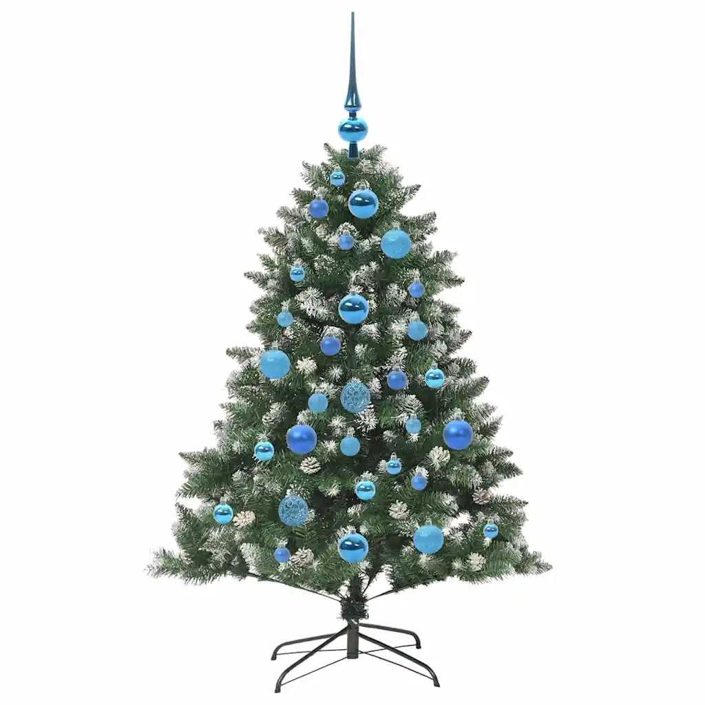 Albero di Natale artificiale con 150 LED Verde 120 cm