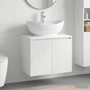 Set di mobili per il bagno Bianco Lucido Legno ingegnerizzato 3404344