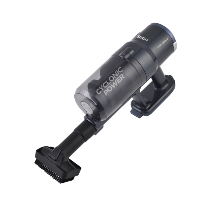 Aspirapolvere senza fili 2 in 1 verticale e portatile 150W, autonomia 35 min con filtro F6 e serbatoio 0,5L - Sogo