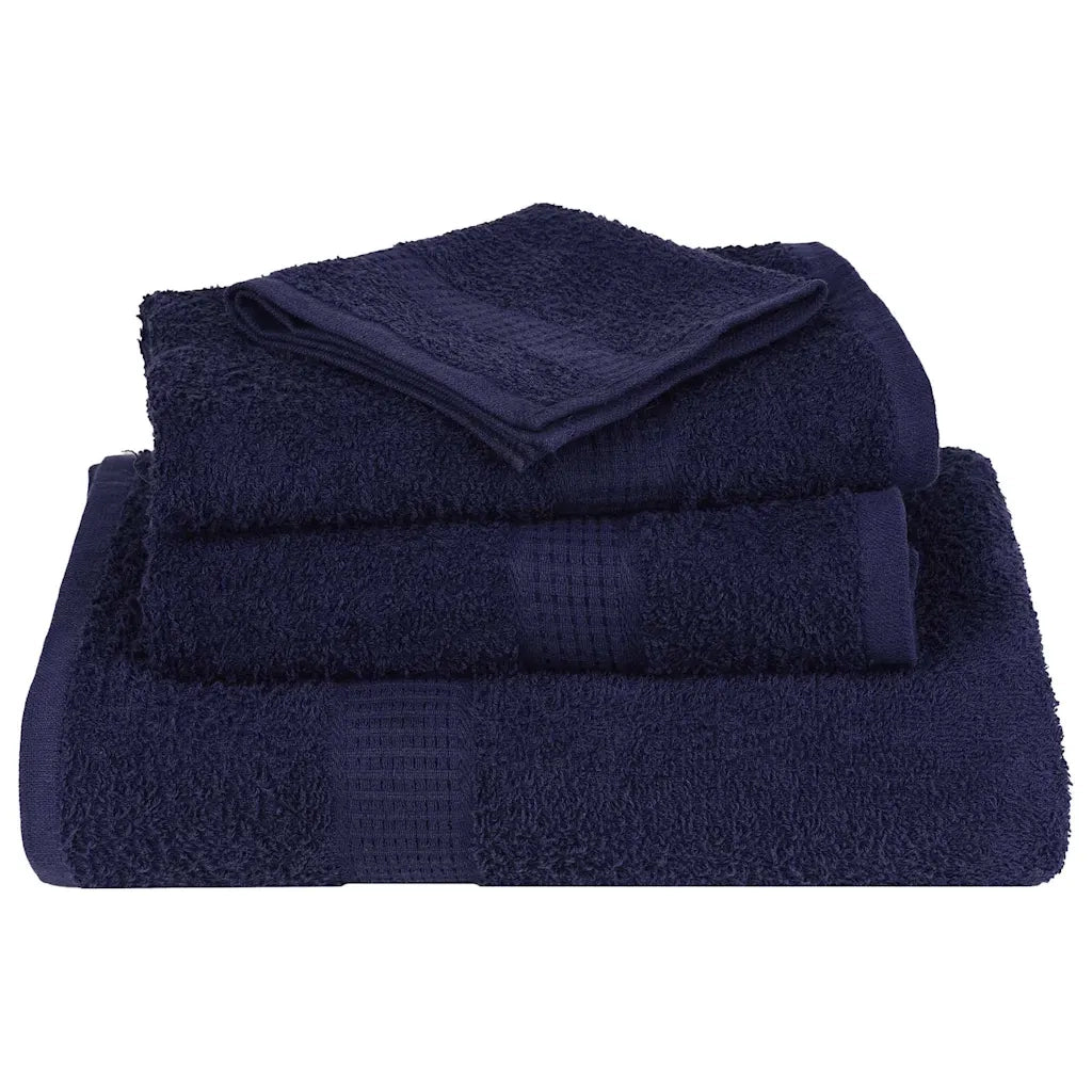Asciugamani FROGN 4 pz Blu Navy 100x200 cm 360 g/m² 136795
