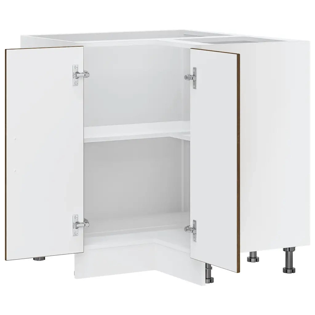 Base ad Angolo Cucina Porto Rovere Marrone in Legno Multistrato