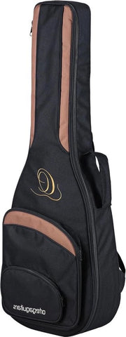 Borsa per chitarra da concerto 4/4 grande, lungo manubrio, set con borsa a spalla - nero