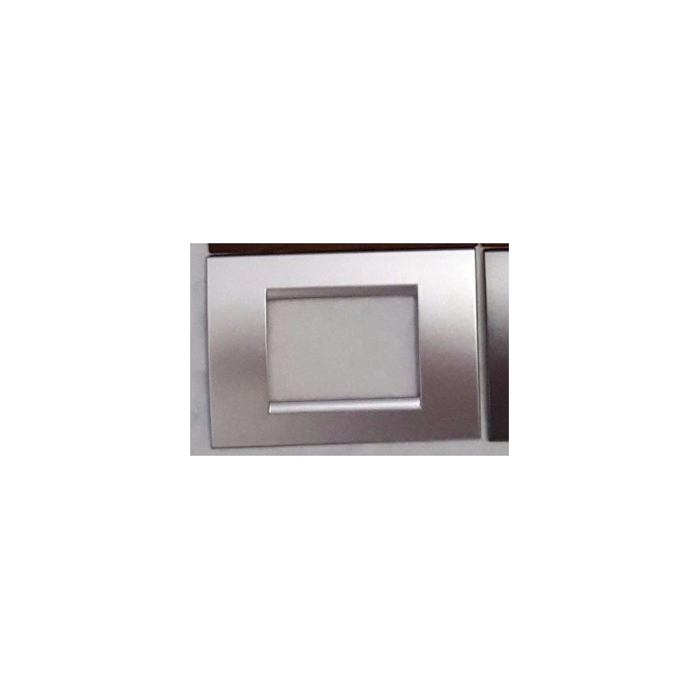 Trade Shop - Placchette Placche In Abs Per Serie Matix Bticino Compatibile 3 4 6 Moduli Color - Cromo -4 Fori     -