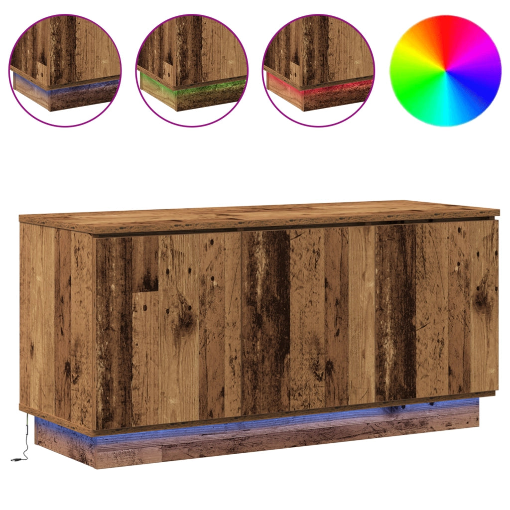 mobile TV Legno invecchiato 100x38x49 cm Legno ingegnerizzato