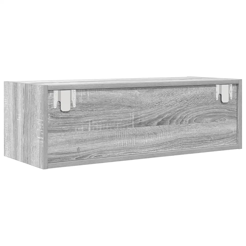 vidaXL Mobile Porta TV Grigio Sonoma 80x31x25,5 cm Legno Multistrato