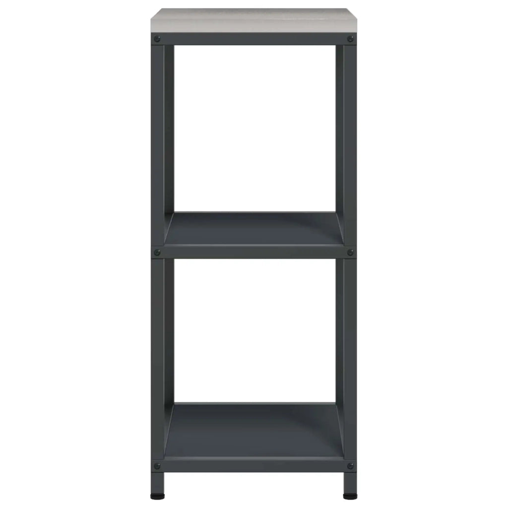 Pensile da cucina | Stoccaggio in cucina HATTEM Antracite 40 x 50 x 92 cm Acciaio