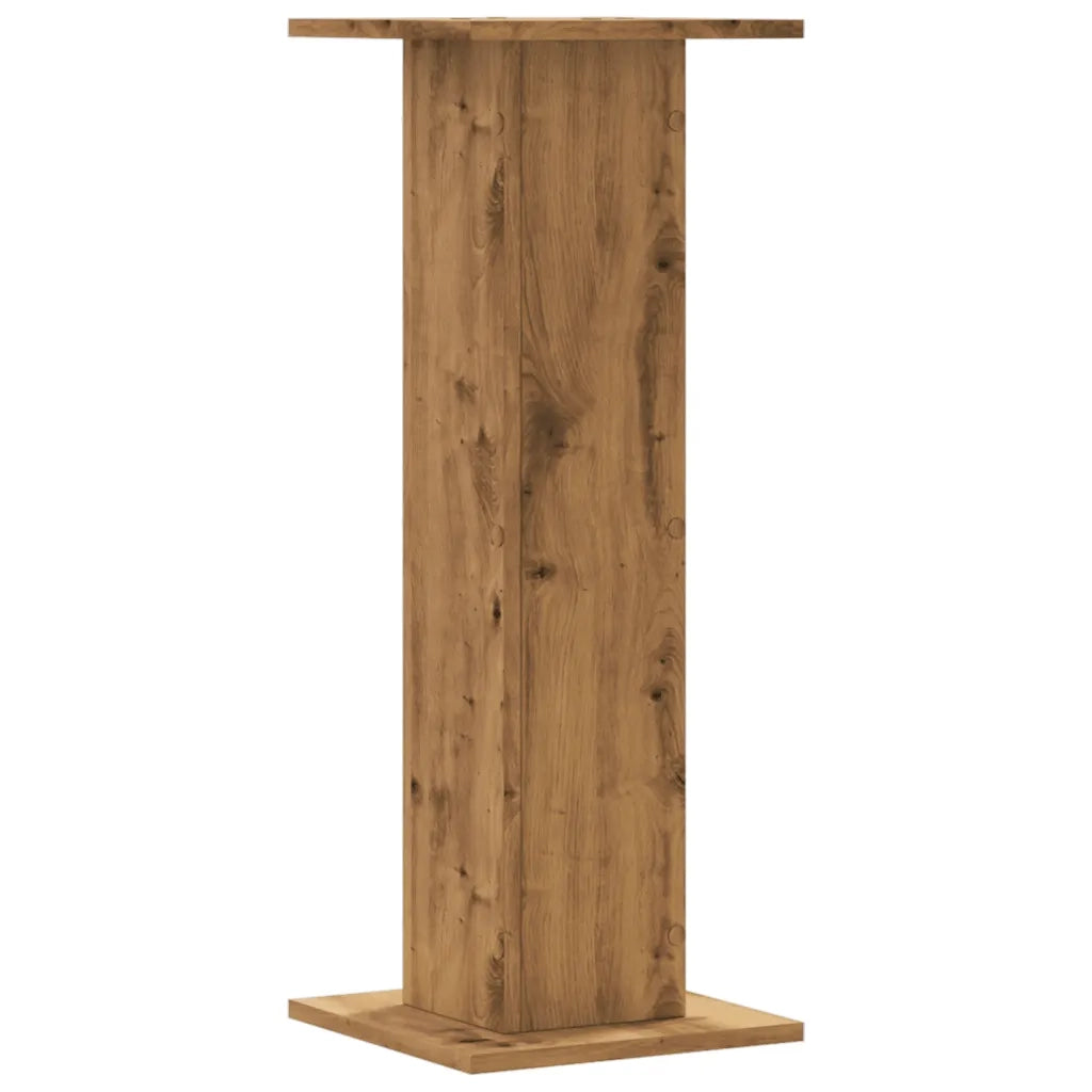 Supporti Altoparlanti 2 pz Rovere 30x30x80 cm in Multistrato 852671