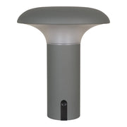 Lampada da Tavolo Ramsey, Grigio, Plastica, 17x17x21 cm
