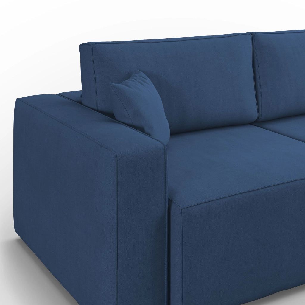 Morfeo Divano in tessuto impermeabile 180 cm  blu
