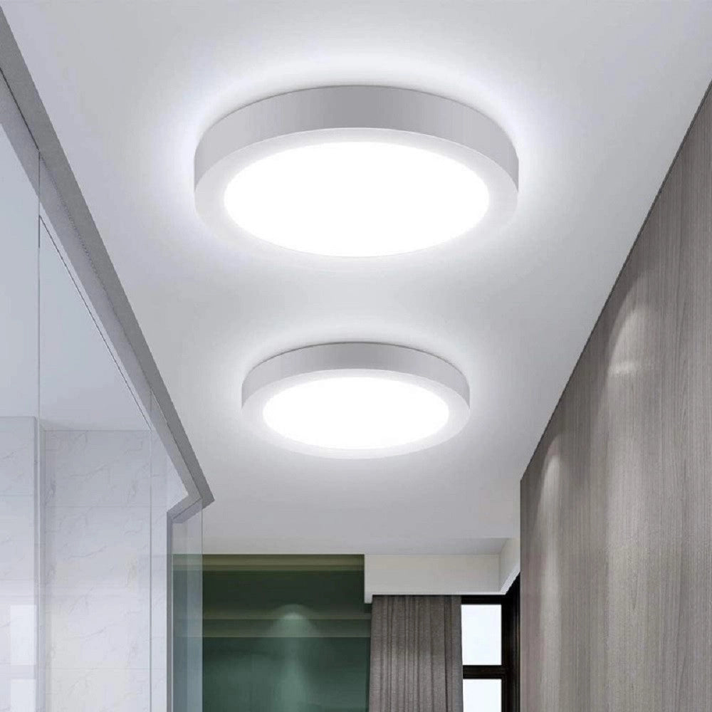 Trade Shop - Plafoniera Led Pannello 12 W 3 Colorazione Luce Fredda Calda Naturale P170b-t3c -