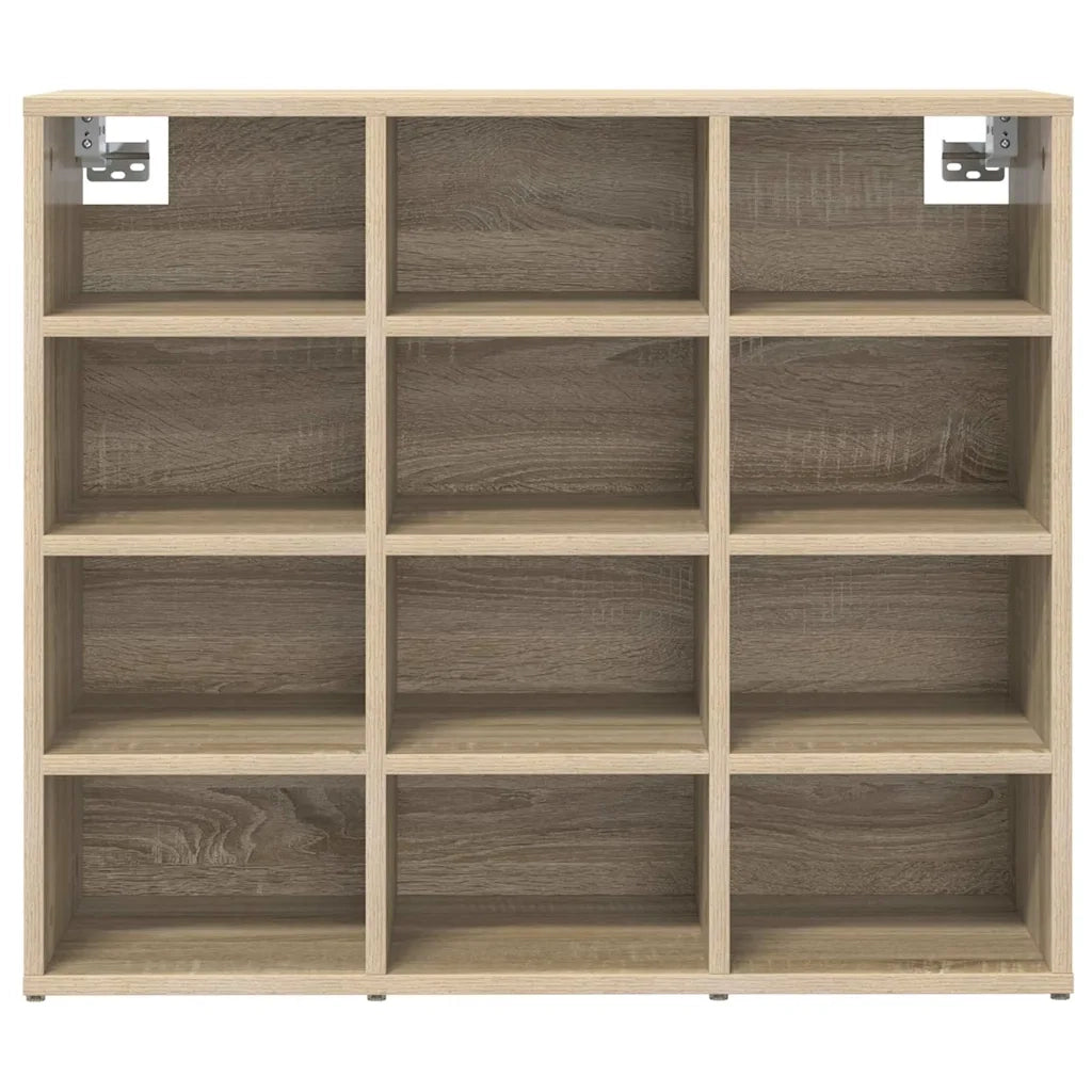 vidaXL Scarpiera rovere sonoma 77.5 x 30 x 67 cm Legno multistrato