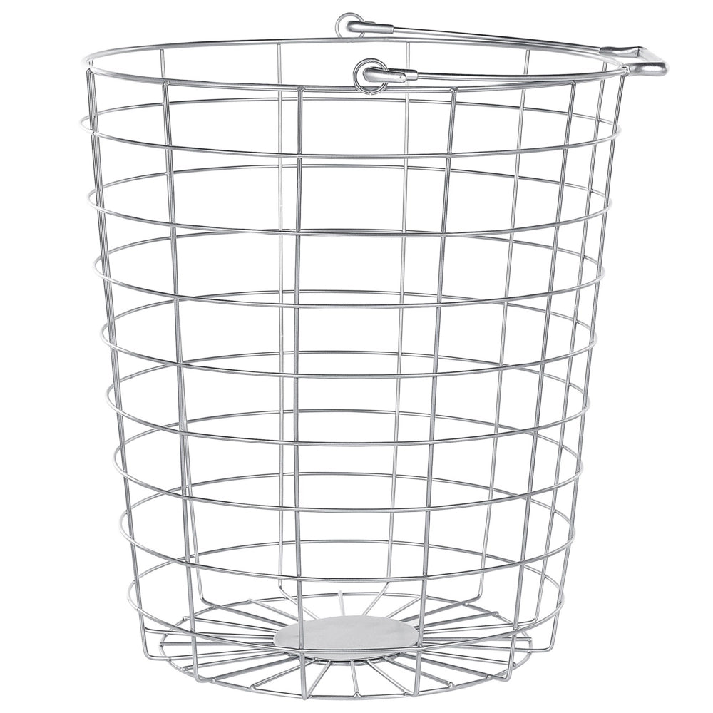 Carrello Portaoggetti per Bagno 3 Cestelli in Metallo Argento con Ruote