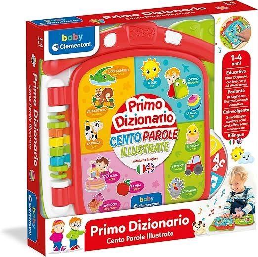 Scopro Il Mondo in 100 Parole, Gioco Educativo ,Libro Prima Infanzia 10 Pagine Interattive per Imparare Nuovi Vocaboli i