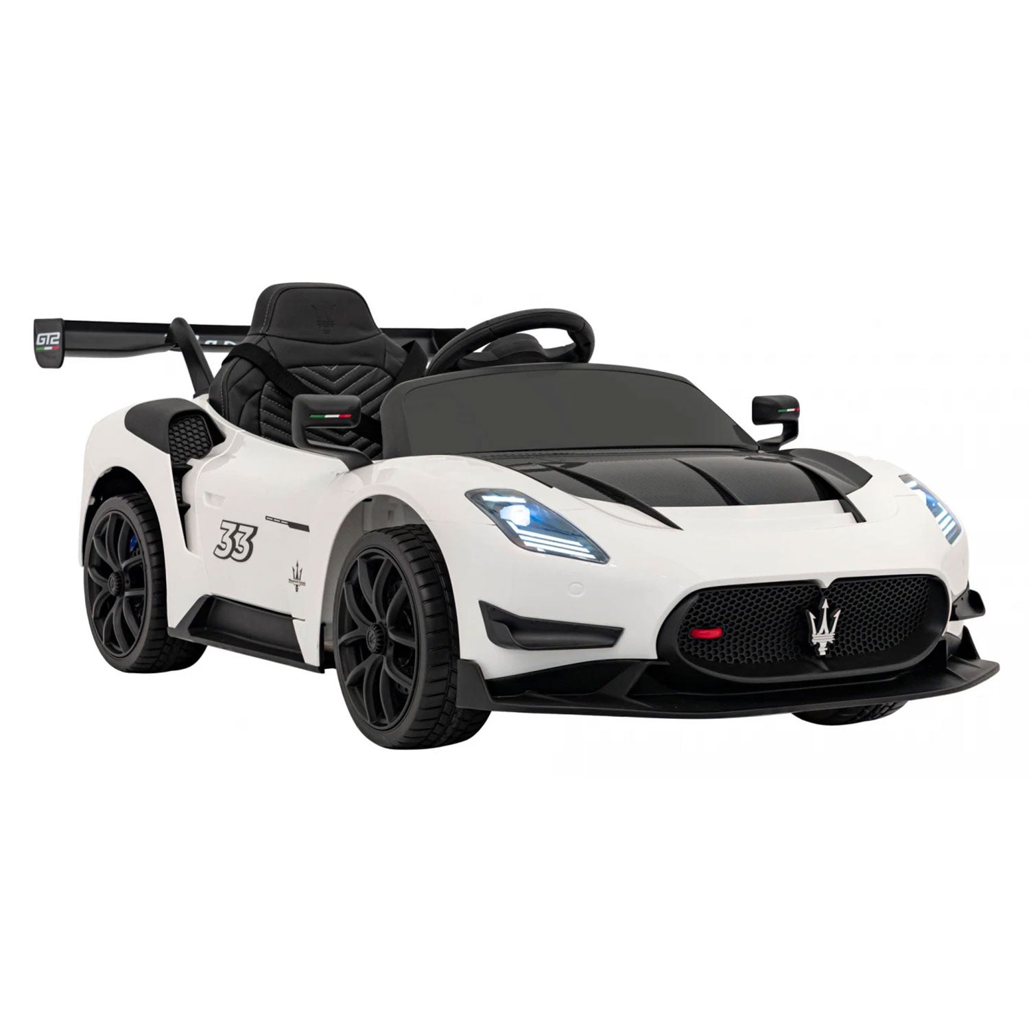 Macchina Elettrica per Bambini Licenza Ufficiale Maserati GT2 10,8V 5,4Ah Bianco