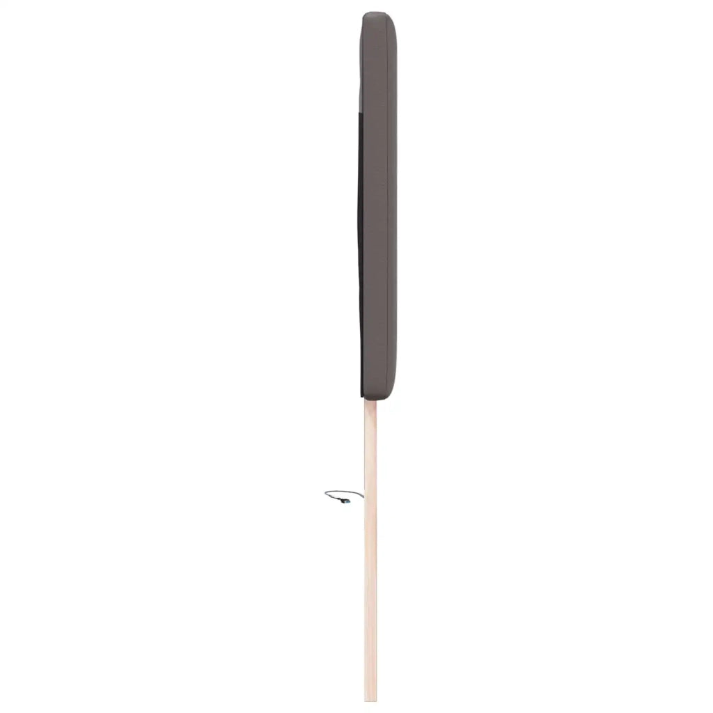 Testiera LED Grigio 160 cm Pelle Sintetica 42007307