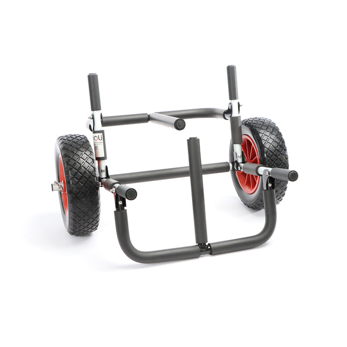 Toboli Carrello di trasporto per 2 tavole da surf SUP Richiudibile Max 45 kg Pneumatici in PU