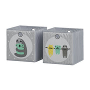Vicco Scatola pieghevole Grigio 30 x 30 cm (motivo del bradipo)