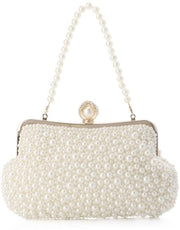 Borse a Mano per Donna Clutch per Matrimonio con Pizzo di Cristallo e Pailletti per una Clutch da Sera Scintillante e Borsa di Nozze per la Sposa
